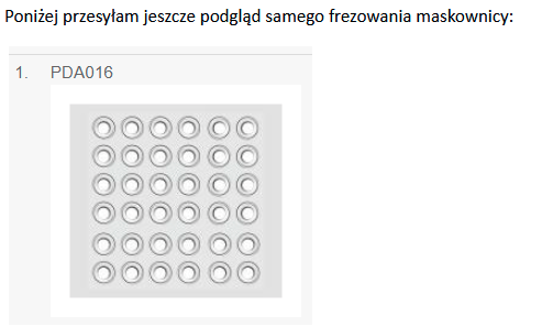 Maskownica grzejnikowa RINGS 110x100